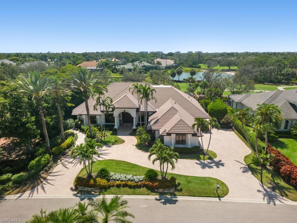 H10182  Amongst the finest homes offered in Audubon! Fully renovated home with spectacular Western exposure, located on a fantastic estate lot offered in North Naples’ coveted Audubon Golf & Country Club! Delight in prime sun & breathtaking sunsets on your fully screened heated pool/spa with ample sitting area & a gas outdoor kitchen. An entertainer’s dream with a spectacular open floor plan, over 4,400 sq ft, VIP suite with an attached bonus den/TV room & soaring volume ceilings. Chef’s kitchen includes stainless steel appliances, walk-in bar area & granite counters. This immaculate estate offers a new roof in 2021, 2 new hot water heaters in 2021, 500 gal. underground propane tank, surround sound, air-conditioned 3-bay garage with built-in cabinets, whole house generator, hurricane shutters & SO MUCH MORE! North Naples' "Audubon Country Club" is perfectly located 5-min from Mercato & SWFL's world-class beaches, with gated/guarded entry, 18-hole championship Golf Course, tennis, pickleball, Bayside boardwalk, newly renovated clubhouse with dining & 2nd brand-new spectacular poolside club/café & fitness center.
