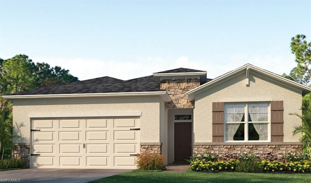 Under Construction. Welcome home to Stonewater! The Delray floor plan is a beautiful single level home with 4 bedrooms and 2 Bathrooms. Beautifully upgraded with 42 inch cabinets, Granite countertops throughout, Stainless appliances, 8ft interior and exterior doors with upgraded Base and Casings. Stonewater is located in NW Cape Coral. This Gated community will feature full amenities which include a community pool, Fitness center, tot lot, tennis and pickleball courts.