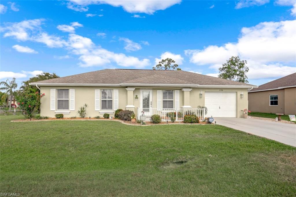 The only POOL home available in Bonita Springs for under $500,000! Offered Fully furnished, this adorable 2 bed 2 bath pool home located in the heart of Bonita Springs. The moment you walk in you will notice the vaulted 10 foot ceilings in the living room. The kitchen has been updated and is spacious with plenty of cabinet space. The two bathrooms have been updated as well. The lanai is a great size for entertaining and enjoying your lake and pool views. On the other side of the lanai it is fully fenced in for the furry ones! This home is centrally located and close to Barefoot beach, lovers key state park, Coconut Pointe Mall, Miromar Outlet Mall, Hospitals, the best restaurants, and more!