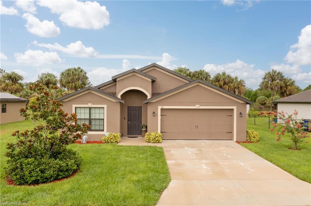 Welcome to Shadow Lakes!  This gated community offers tranquil waterfront views, walking trails and a play area for the kids.  Built in 2018 by LGI homes, this roomy 4 bedroom 2 bathroom home will not disappoint.  The Estero II floorplan offers a large front entry and living area, spacious kitchen and dining room with an island and pantry, plus additional living space that can be used as an extended dining / entertainment area, den, office, tv room or whatever you need.  The owners suite is separated from the other three bedrooms allowing for added privacy.  New laminate flooring in the main living areas.  Front yard has been freshly sodded.  The backyard is perfect for entertaining and backs up to the canal leaving plenty of room to enjoy the views and all nature has to offer.  Fully furnished with quality furniture makes this an ideal second home retreat.  LOW HOA dues are only $98 per month.  Not in a flood zone.  Check out the video tour!