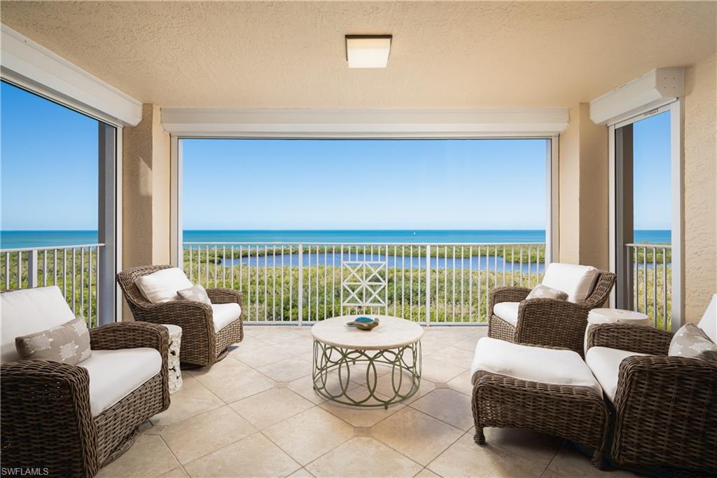Located on the 15th floor this incredible property boasts endless sparkling Gulf of Mexico views from almost every room! As a coveted high floor end unit this beautiful property graces it's owner with arguably the best views in all of Pelican Bay. Featuring 3 large ensuite bedrooms, 3275 SQFT of interior living space and 500+ SQFT of outdoor living space this well designed open floor plan flows continuously throughout with a large upgraded island centered perfectly between the living room and family room curating the perfect entertaining space. Recent upgrades include: 3M UV ray blocking tint in the living room windows brand new carpet in the primary bedroom and walk-in closets ceramic wood tile flooring in each guest bedroom and so much more! Cap Ferrat has a 24-hour security staffed front desk, and is located within the private neighborhood of Crown Colony a 24-hour gated community with 24-hour security staffed gate. Cap Ferrat features 5 star living with it's own beautiful resort pool, exercise room, library, billiards room, and private tennis courts, all amenities that are in addition to Pelican Bay's world class amenities. Pelican bay is Naples' premier beachfront community.