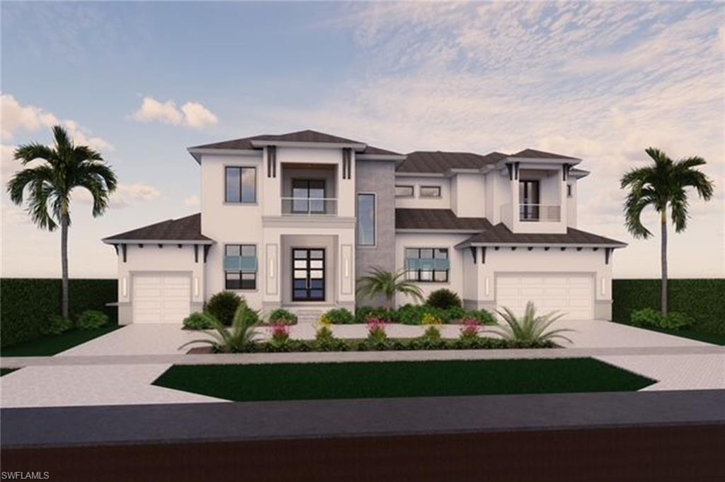 This exquisite direct-access Divco home will be completed in the summer of 2026.  Designed for entertaining and relaxing, this immaculate residence offers five bedrooms, 5 1/2 baths, upgraded kitchen appliances to Sub-Zero and Bosch, quartz kitchen countertops with tile back splash, and main bath includes a free-standing tub, dual sinks and a walk in shower.  Wood flooring throughout the main living areas. Plenty of space on the lanai, which features an outdoor kitchen, large heated pool with a sun ledge, and a spa.  Two covered balconies on the upper level, a morning kitchen and a loft. Three-car garage with a circular drive. There is still time to make major changes if desired. Please see the attached list of all the outstanding features of this remarkable home. COMPLETION IN JULY!!!  1-2-10 year warranty, please call for details. MLS  photo is virtually rendered.