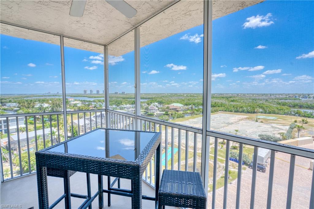 Location, location, location! An incredible income producing investment opportunity for short term rentals. This unit sits on the 10th floor of Building 2, the second tower closest to the water at Bonita Beach & Tennis Club, offering peaceful bay views, stunning sunrises, and unbeatable proximity to the beach. Awaken to the soft morning light filtering through your private balcony or take a leisurely stroll along the bayfront promenade. As dusk descends, unwind with a glass of wine and soak in the captivating vistas of the bay. Inside, enjoy a fully equipped kitchen, a comfortable living area, complimentary Wi-Fi, and all the essentials including beach chairs, towels, and linens. You are moments from local cafes, shops, and dining, with the airport only 20 minutes away and downtown Bonita Springs just 10 minutes from your door. A beautiful coastal retreat and a high-demand rental investment, the perfect combination!