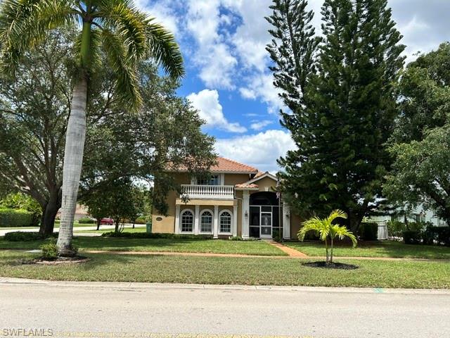 MUST SEE!  Discover this spacious and versatile 5 bedroom (plus poolside 1 bedroom/1 bath cabana or private den), single-family home in the desirable Kings Lake subdivision of Naples.  Boasting approximately 3,322 square feet of living space under air on an oversized corner lot, this 1997-built residence offers exceptional privacy, curb appeal, and room to grow—perfect for large families or multi-generational living.  Very low HOA Fees: Only $434 annually—one of the best values in the area for the amenities provided. Kings Lake is a serene, park-like community built around beautiful lakes, offering residents scenic walking and biking paths, tennis/pickleball courts, and a strong sense of neighborhood.  This home puts you close to everything that makes Naples special. Just minutes from vibrant Downtown Naples (Fifth Avenue South), world-class dining, shopping, and the stunning Gulf beaches. Quick access to I-75, the airport, and all major attractions makes daily life effortless while providing a tranquil retreat at home.  Come see this move-in ready, amazing home today and experience the Florida lifestyle at its best!