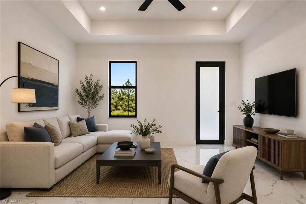 A rare opportunity in Lehigh Acres! You won't find many brand-new 3-bedroom, 3-bathroom homes at this price point. Designed with both style and functionality in mind, this home offers an exceptional layout that's perfect for families, guests, or multi-generational living.

Step inside to an open-concept floor plan filled with natural light, soaring ceilings, and elegant modern finishes. The chef-inspired kitchen overlooks the spacious living and dining areas, creating the perfect space for entertaining or enjoying everyday life.

One of this home's standout features is its three full bathrooms—a highly sought-after feature that's hard to find in this price range. The private primary suite offers a spacious walk-in closet and a beautifully appointed en-suite bathroom, while the additional bedrooms provide comfort and flexibility for family, guests, or a home office.

Built for peace of mind, this home features impact-resistant windows and doors, quality craftsmanship, energy-efficient construction, and a spacious one-car garage.

As an added bonus, the seller is including a one-year home warranty, giving buyers extra confidence and protection during their first year of ownership.

Estimated completion: August 2026. Don't miss the opportunity to own one of the few new construction homes offering 3 bedrooms, 3 full bathrooms, and premium features at an incredible price. Secure your home today before it's completed!