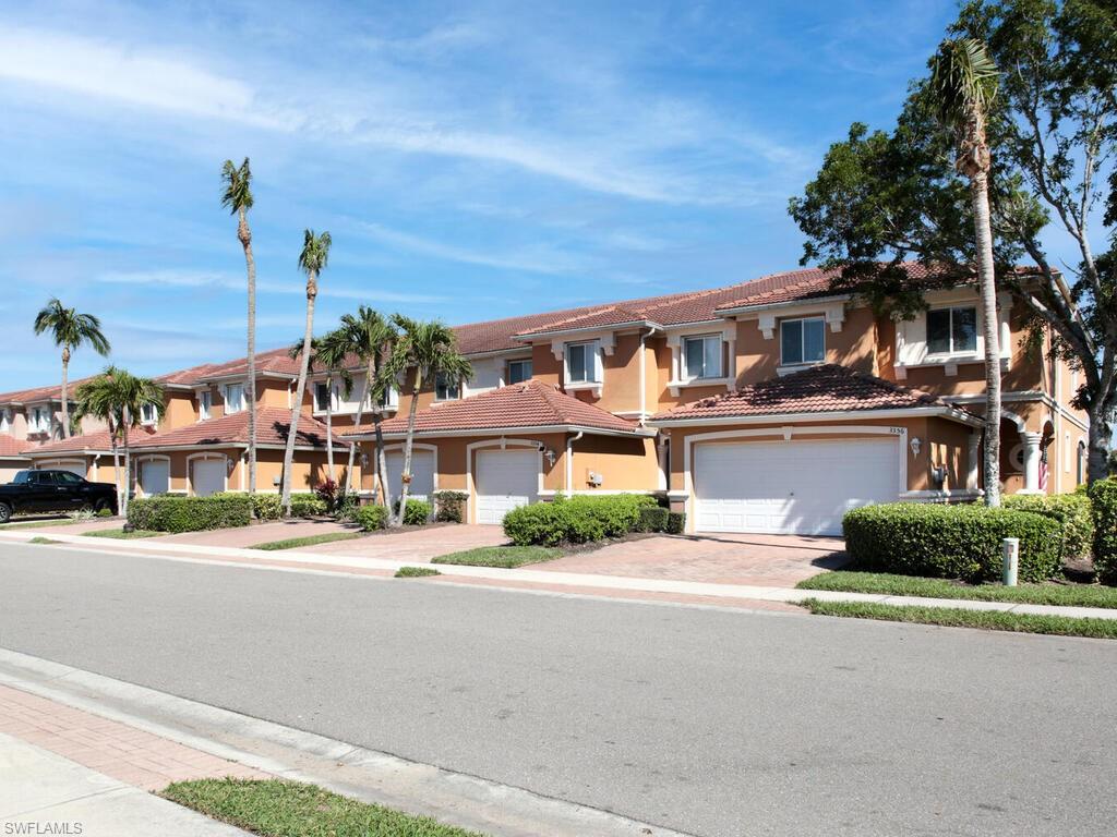 Come take a look at this end unit and lakefront townhouse in BELLA VIDA. This home offers 3 bedrooms, plus den, 2 1/2 bath, and a 2-car garage. The kitchen has wood cabinets, granite countertops and stainless-steel appliances. The master bath offers dual sinks, shower, tub, and two walk in closets. The community offers a large pool, tennis courts, fitness center, activity room, community park and sidewalks throughout. All of this for a low community monthly fee. The home is Close to all what Cape Coral and Ft Myers have to offer.