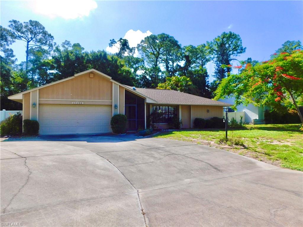 Imagine sitting by the pool of your 3-bedroom home, enjoying the privacy you’ll have thanks to the nature preserve that borders the back of your property. In the evening, you can stroll down the tree-lined street to the residents-only nature trail and boardwalk, and enjoy the sunset over the Caloosahatchee River from a bench on the pier. You can even take advantage of the boat ramp to get out onto the river, which has Gulf access.
This home has a great family layout, with a separate master bedroom and bathroom, and a second bathroom with a door leading out to the pool area. The home is solid concrete block and the roof, air conditioner, pool heater, pool screen enclosure, washer, dryer, dishwasher, and refrigerator are all less than 6 years old. In spite of the close proximity to the Caloosahatchee, this house has never flooded. Calusa Woods is a family-friendly neighborhood. You’ll have great neighbors and will be just minutes away from Babcock Ranch with its restaurants, playgrounds, and holiday festivities.  Do yourself a favor and schedule a showing soon!