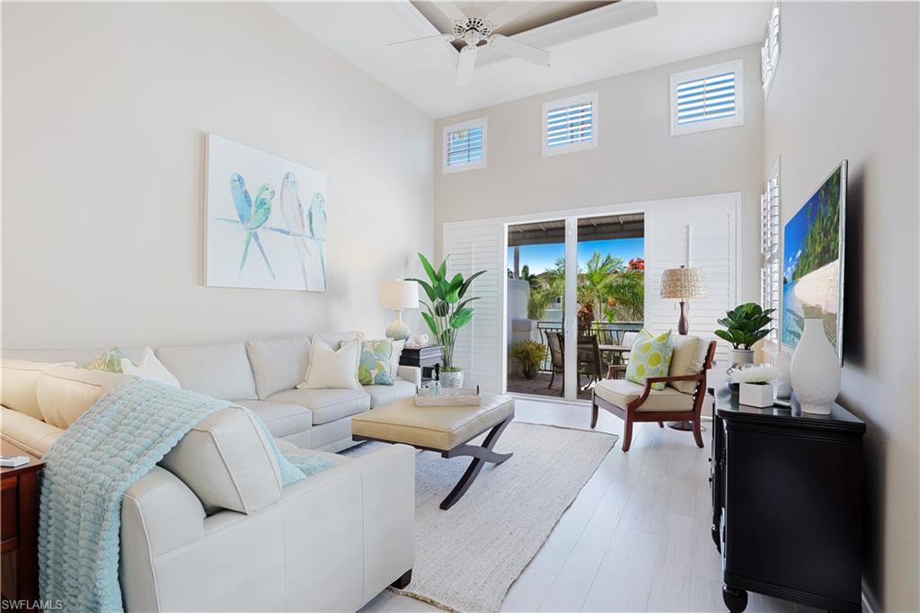 V6272. What you have been looking for! Fabulous location - three blocks to the Gulf and two blocks to Fifth Avenue South. Beautiful villa/townhome with a south facing private courtyard pool. Many thoughtful updates and improvements that include a remodeled and expanded kitchen, all baths remodeled, pool resurfaced and installed new tile. This villa home feels like new. There is a bonus space on the first level, that can be used as a dedicated exercise room, art studio, storage, or whatever you need it to be. The garage is ideal for two cars and a golf cart, with room left over for bikes and beach toys. The roofs were replaced approximately two years ago, with exterior paint done in 2021. Beautiful front entry door replace. Appliances, AC, water heater have all been replaced. There is a private elevator that takes you from the garage entry level to both the main and 2nd living levels. The Villa shows and lives beautifully. Garage entrance is off the alley on the north side of the building. There is an on demand generator for all the residences at Villa Firenze, in the event of a power outage it was designed to run the AC in each unit.