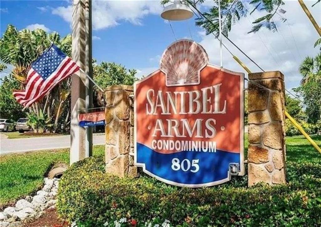 Welcome to Unit A7 in the Original Sanibel Arms Complex — a rare opportunity to secure your place in one of Sanibel’s most beloved communities.  The complex is currently undergoing a full renovation following Hurricane Ian, with completion anticipated in April 2026. Once finished, Sanibel Arms will feel beautifully refreshed with new impact windows, freshly painted exteriors, and revitalized amenities that will make the entire property feel like new.

This inviting 1-bedroom, 1-bath dockside condo overlooks the tranquil canal and offers direct boating and kayaking access to the Gulf — a dream for anyone who loves exploring Sanibel’s waterways, wildlife, and natural beauty.  When completed, a short walk will bring you to the heated community pool and Sanibel’s iconic white-sand beaches. From here, you can bike to the Lighthouse, browse nearby shops, or stop for your favorite ice cream — the quintessential island lifestyle.

Inside the unit, you’ll find new impact windows and doors, a new tankless water heater, new A/C, new recessed lighting, plumbed for a w/d and an updated electrical panel. The flooring, kitchen, and bath remain from pre-Ian and were not damaged, offering a solid foundation for your personal touches or future updates.

Sanibel Arms has long been known as one of the best values on the island, when completed it will be offering manicured grounds, a welcoming clubhouse, attentive on-site management, and canal-side dockage for boaters and adventurers. Spend your days kayaking, watching dolphins glide by, or strolling the family-friendly beaches along the natural Gulf shoreline.

Whether you’re seeking a personal getaway or a smart investment, Unit A7 offers exceptional potential in a community on the rise.