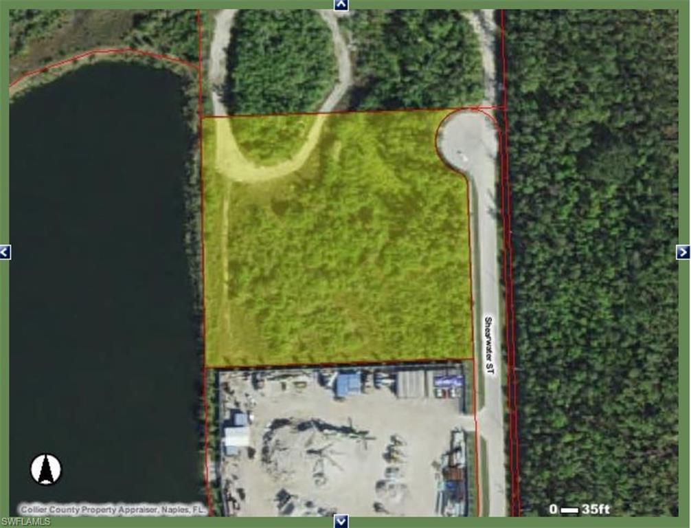 The subject property consists of a 5.01-acre lot located on Shearwater Street in White Lake Corporate Park.  Seller may consider dividing subject property subject to governmental approvals. White Lake is a planned unit development (PUD) approved for commercial and industrial uses and is comprised of 144-acres in Collier County and the home of many successful businesses . White Lake is conveniently located in the NE quadrant of Collier Blvd (CR951) and I75 at exit 101. Most Industrial uses including outside storage are allowed with proper screening. White Lake is deed restricted development to preserve property values. It has a well capitalized owners association that is professionally managed by a 3rd party. White Lake has underground utilities with landscaped streets maintained by the association.