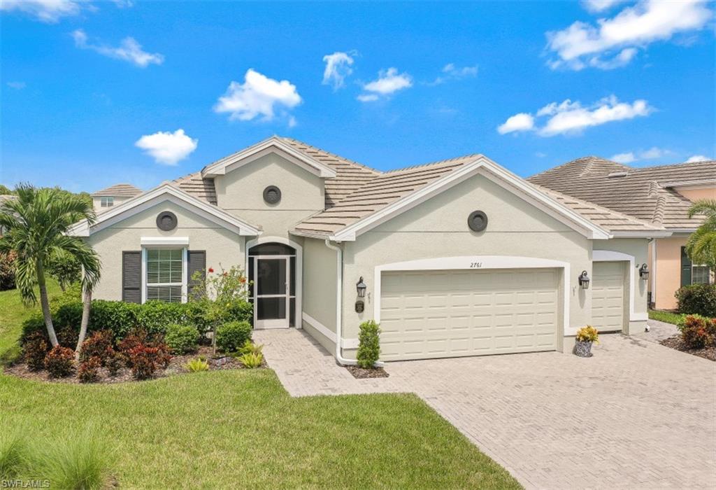 This is it! The most sought after Sandoval Floor Plan, with over $230,000 in Upgrades, and more impressive than any Model. Discriminating Buyers will love all the bells and whistles. The Gourmet Kitchen has Quartz Counter tops, 42-inch Cabinets, 2 Wall Ovens, 2 Disposals, All Top of the Line Appliances, Under Cabinet Lighting, so many Pullouts, and a Pantry. Built in 2016, the Spacious Open Floor Plan offers 3 Bedrooms, Den, 3 Full Baths, All Tile Floors, Tray Ceilings, Huge Master Walk-in Closet with Built ins, Multiple Wall-mount TVs, Good-sized Laundry room & Laundry Tub, Security System with 10 Cameras, Oversized 3-Car Garage with Overhead Storage, and Soffits with Weatherproof Electric Receptacles. Electric Hurricane Screens easily get your home ready for a storm in minutes. Enjoy the Gorgeous Custom Heated Pool & Spa, Summer Kitchen, Extended Lanai, and view of the Lake. The Large Covered Outdoor Living Area is great for entertaining or providing you with the Perfect Peaceful Oasis to recharge & relax. Not in a Flood Zone. Conveniently located near shopping, dining, schools, and just a short drive to Fort Myers, Beaches, RSW International Airport, and the Punta Gorda Airport.