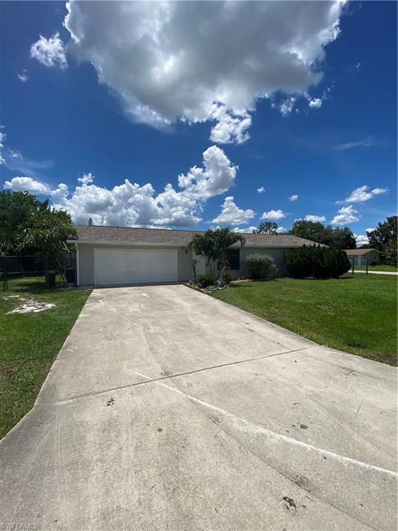 This recently remodeled home is located in a great location that is neighboring Florida Gulf Coast University, Gulf Coast Town Shopping Center as well as Miramar outlets, and a variety of restaurants! Some upgrades that this property has undergone include a new roof, AC system, recently replaced kitchen and bathroom, and even updated carpet in the bedrooms. This home sits on a large corner lot and contains the entire backyard fenced in with tile that has been professionally steamed. This home is located in a great area with so many entertainment and food options nearby! Don't miss the opportunity to rent this property while you still can in this hot market!