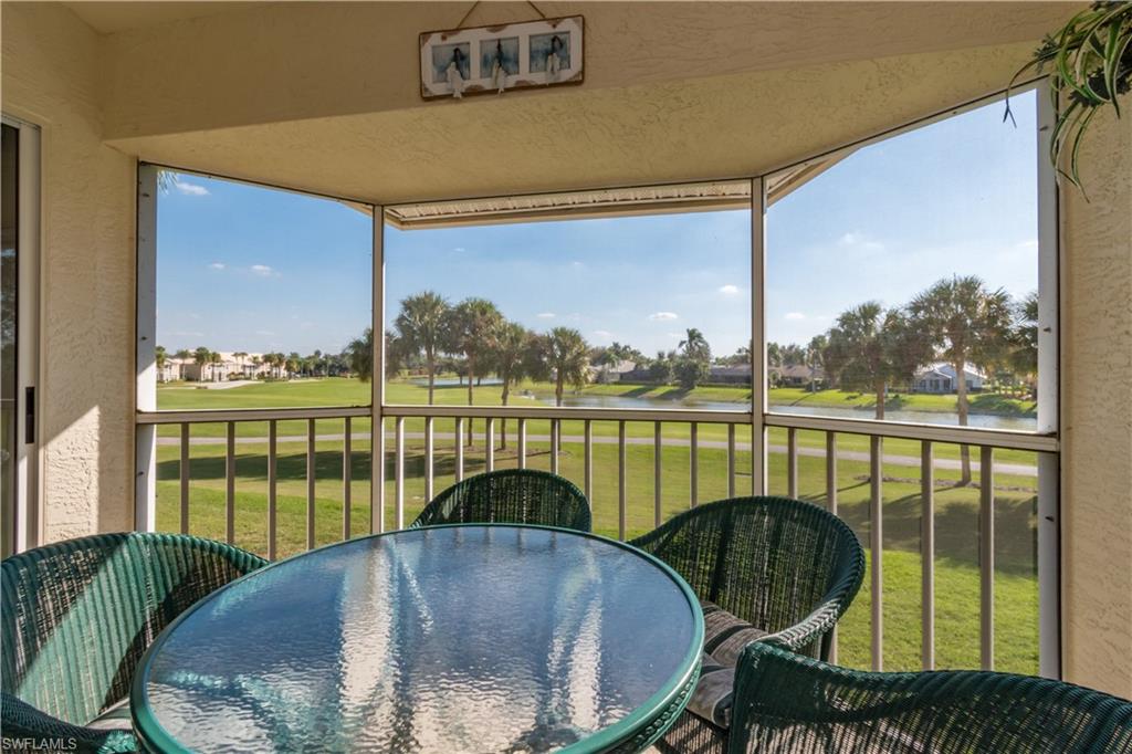 Bundled Golf Condo with excellent views of golf course and sunsets. This 3 bedroom upper unit is sold furnished. The great room has living, kitchen and dinning together in an open concept with volume ceilings reaching 14 feet. The middle bedroom can flex as a den or bedroom. Worthington County Club just completed $6 million total renovation of the golf course. Worthington has it all, 72 hole championship course, resort style amenities with master pool, poolside cabana dinning, fine dinning in clubhouse, 5 clay tennis courts, tennis pro, bocce courts, spa, fitness room, library, business center.