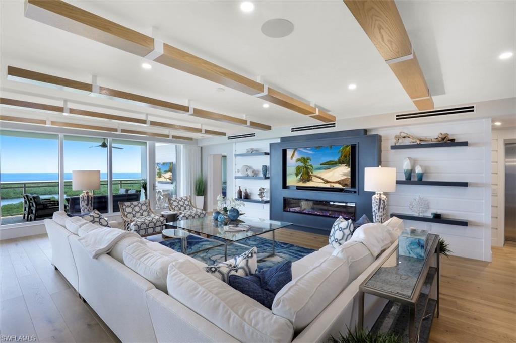 Sophistication at its finest, an absolutely stunning coastal retreat. The Sand Dollar Award winning unit 1601 of tower 200 at Kalea Bay truly captures the the luxurious lifestyle long awaited. Sensational custom details throughout this 3 bed + den 3.5 bath home, with astonishing south-west facing views perfectly paired with a tremendous amount of natural light through the floor-to-ceiling windows. The expansive floor plan showcases the serene views by flowing to the oversized lanai with glass railings. The highly equipped Gourmet kitchen has a Butlers Pantry, Wolf & Subzero appliances, natural gas and an oversized quartz waterfall island. The master suite is truly a relaxing retreat, from the views to finishes along with a sizable custom walk-in master closet. Experience the lavish Tower 200 rooftop pool, sky lounge, grill / seating area & Open-Air Fitness Center. Beyond the tower, enjoy all the amenities of a 5- Star Resort featuring 3 club pools, 25,000 square foot clubhouse, two restaurants, open air bar, Sundries shop, teen lounge and kids game room, tennis / pickle-ball, state of the art fitness center, outdoor fire pits & guest cottages, all within close proximity.