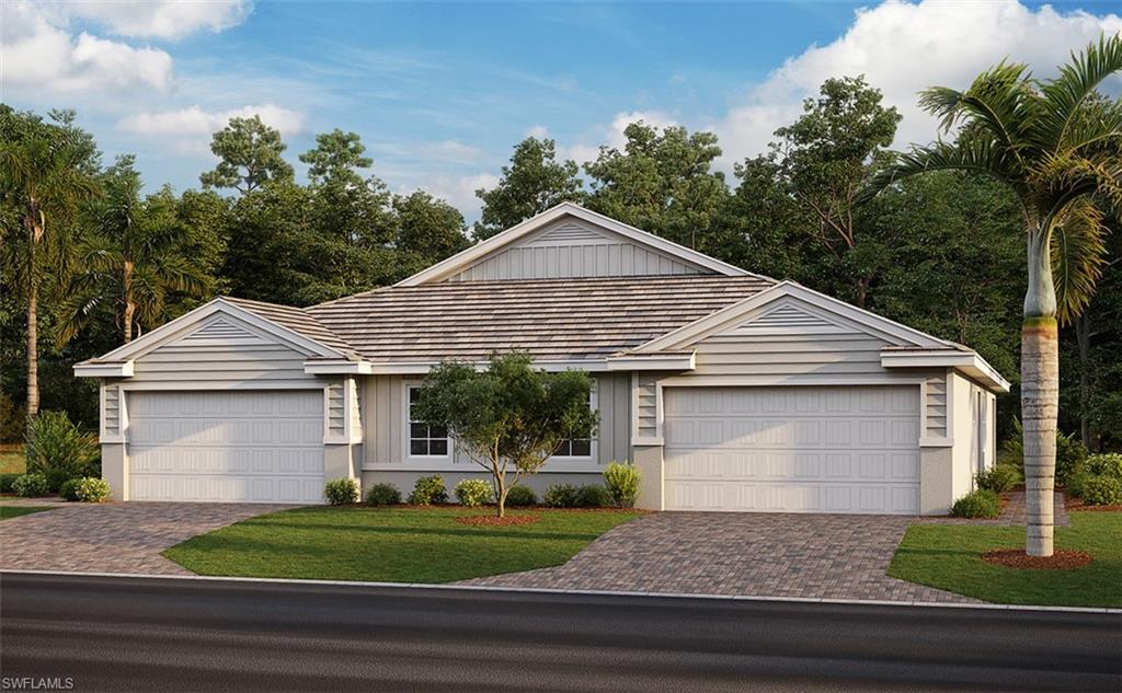 Under Construction. Southern Facing Lakeview Lot! Enbrook offers villa homes with great amenities! This Carrington model Featuring 2beds, 2baths, den, 2car garage & screened-in lanai. The Kitchen & baths are adorned with Quality crafted custom-designed cabinetry & solid surface counters. Enjoy luxurious finishes & features throughout. Plus Impact Window! Low HOA fees.
