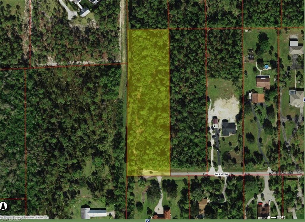 4751 1st AVE SW Naples, FL 34119. Uplands lot, 3 acres quiet and peaceful at the end of dead end street. Highly desired Naples location. Great school zone. Canal and natural wooded views. No HOA. Build your new dream home here! Close to I-75 and many new restaurants near by. 15 minutes to the beach and down town Naples.