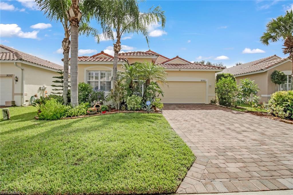 Upgrades, upgrades, upgrades... This meticulously kept, highly sought after West Indies floor plan features 3 bedrooms + den/bonus room, 2 bathrooms with many upgrades such as crown molding throughout, granite counter tops, upgraded farmhouse kitchen sink, upgraded cabinets, upgraded tile throughout, stainless steel appliances, and many custom designer finishes is a must see. The owners suite includes his & hers vanities, walk in shower, a separate soaker walk-in/sit down tub and a large walk in closet.  Cascades is an amenity rich 55+ community with an inside/outside swimming pool, har tru tennis courts, fitness center, card and billiard rooms, a banquet hall, a craft and pottery room and library. Conveniently located in Estero in between Naples and Fort Myers, just 15 minutes to the airport, plenty of dining options and close to Gulf Coast Town Center, Miromar Outlets, Coconut Point Mall, and Hertz Arena...