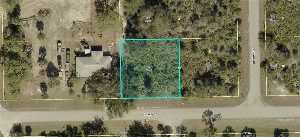 This is an excellent location to build or invest. Located on 23rd St. giving easy access to east or west Lehigh Acres.  Larger estate parcels and homes located across the street for added location value.