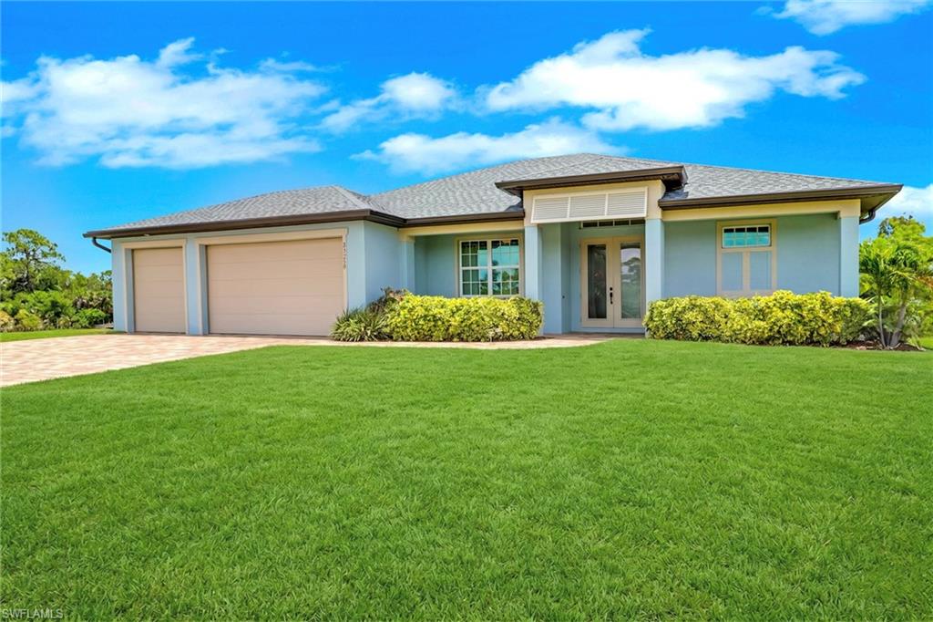 Experience true Southwest Florida waterfront living in this canal-front Gulf access home offering direct, bridge-free boating, no HOA, and an exceptional outdoor lifestyle. Ideally located in the highly desirable Northwest Cape Coral area directly across from the transformative Seven Islands development, this property combines everyday comfort with outstanding long-term value.Inside, you'll find a spacious and thoughtfully designed floor plan featuring 3 bedrooms plus a den, soaring 9.5-foot ceilings, oversized bedrooms, and expansive living spaces that create an open, inviting atmosphere. The well-appointed kitchen is equipped with premium KitchenAid appliances, a striking stainless-steel backsplash, and generous workspace, making it ideal for both daily living and entertaining. Step outside to your private backyard oasis where a brand-new, never-used outdoor kitchen overlooks the heated pool and covered lanai, creating the perfect setting for year-round Florida entertaining. The primary suite offers a peaceful retreat with a beautifully remodeled walk-in shower, while the oversized laundry room with utility sink adds everyday convenience. A spacious three-car garage provides abundant storage and includes a dedicated generator hookup for added peace of mind. Additional highlights include leased solar panels for enhanced energy efficiency in one of the area's most sought-after boating locations. Launch directly from your backyard and enjoy quick, bridge-free access to the Gulf of Mexico, world-class fishing, pristine beaches, barrier islands, and waterfront dining. Positioned across from the exciting Seven Islands redevelopment, future residents will benefit from nearby marinas, waterfront restaurants, boutique shopping, parks, entertainment, and recreational amenities—making this not only an incredible place to live today, but an exceptional investment in the future of Northwest Cape Coral.(one or more photos have been Virtually staged)