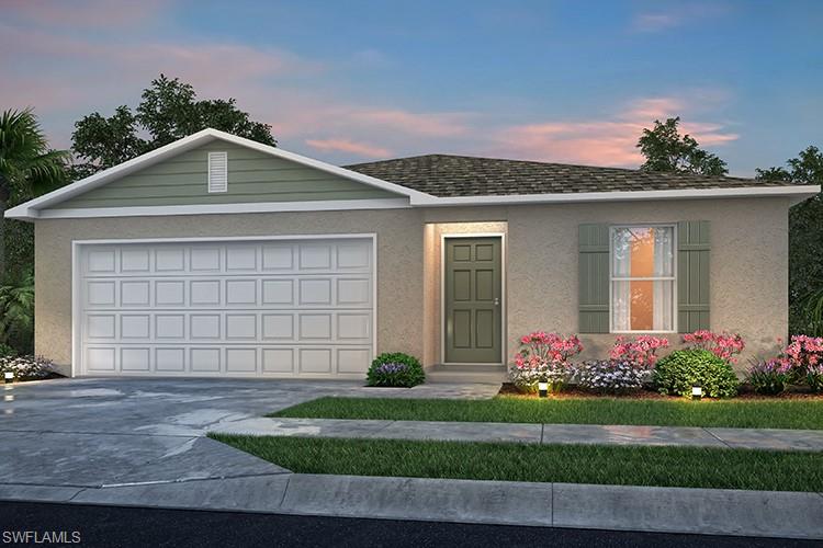 . Prepare to be impressed by this DELIGHTFUL New home in the Port Labelle community! The desirable 1449 plan features an open living room that flows into a well-appointed kitchen. The kitchen features gorgeous cabinets, granite countertops, and stainless-steel appliances (Including: range, microwave hood, and dishwasher). The primary suite has a private bath, dual vanity sinks, and a roomy walk-in closet. This desirable plan also comes complete with a 2-car garage.