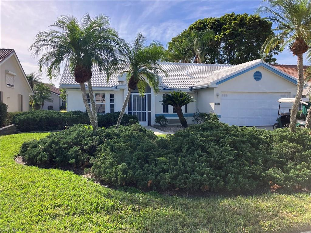 Rent this beautiful 2 bedroom/2 bath with Golf Course and Lake views. This home is located in desirable Herons Glen with many amenities; golf, pickleball, tennis, shuffleboard, bocce, pool, restaurant, bar and a fabulous fitness center. Golf cart available, but if problems occur with the golf cart it will not negate the lease. Home is available to rent for DECEMBER 2026 ONLY.