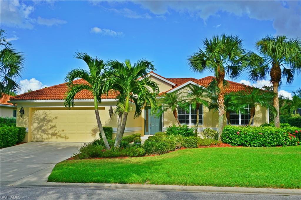 Stunning Single Story Home in the Gateway Golf & Country Club community of Hidden Links. Original Owners and Meticulously maintained, this home is a Must See! This Bright and Open floor plan features Updated Engineered Wood Flooring in all the bedrooms, Exterior completely Painted 2016, Beautiful Built-In Entertainment Center, Decorative Fans & Fixtures, added Recessed Lighting, New Hot Water Heater 2016, Tile Flooring throughout the living area and Kitchen w/Updated Appliances, Corian Counter Tops, Breakfast Bar & Pantry. The Master Suite highlights include Beautiful Engineered Wood Floors, Walk-In Closet w/California Closet System, Dual Sinks, Garden Tub and Walk-In Shower. The exterior features include New Exterior Paint, Large Covered Screened Lanai w/Fully Pocketing Sliding Glass Doors, Tile Roof, Lush Landscaping and the Private Neighborhood Pool & Spa directly across the street. Hidden Links is a secure, gated community w/Community Pool & Spa, Golf Memberships available, Restaurant & Clubhouse too!