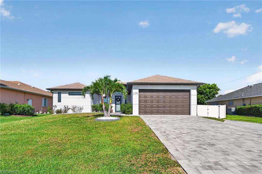 Check out this well-maintained Florida home located in the prosperous  SW Cape Coral, FL. This 3-bedroom home with 2 full bathrooms and a 2 car garage. 

The primary bedroom is located on one side of the house, while the guest rooms are located on the opposite side of the house offering plenty of privacy. The home features vaulted ceilings in the living room overlooking the kitchen.  This home has tile throughout the entire house and the current owners have made lots of small but very noticeable upgrades throughout that make the home feel warm and comfortable. 

The lanai is where you will spend most of your time, it's fully enclosed and has plenty of space to entertain and relax in the heated/cooled saltwater pool. The home has Hurricane Impact windows, including the lanai area which has space to enjoy the Florida Sun. The driveway which is located on side of the home has space to park an Rv and Boat.
This home is conveniently located close to schools, parks, entertainment, shopping and less than 15 minutes to downtown Cape Coral. Ready to see it for yourself? Call your agent today and setup that appointment.