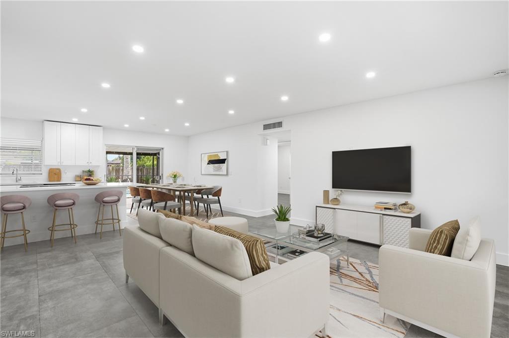 This beautifully remodeled 3 bedroom, 2 bath home blends modern comfort with exceptional outdoor living. Step inside to find fresh, contemporary high-end finishes throughout, an upgraded kitchen with all new appliances, and the convenience of an in-house laundry room.
The backyard is truly the star — an expansive outdoor space designed for entertaining, complete with a large pool and a spacious screened lanai perfect for relaxing, dining, or hosting gatherings year round.
Storage and parking are effortless thanks to a unique mini half garage ideal for seasonal items, motorbikes, bicycles, kayaks, and recreational gear, plus an attached carport offering convenient covered parking.
Located close to shopping, groceries, restaurants, and the movie theater, this home offers everyday convenience without the restrictions of an HOA. A community park is just a short walk away, adding even more charm to this inviting neighborhood.
Move in ready and designed for easy Florida living, this home delivers the perfect blend of style, comfort, and outdoor enjoyment.