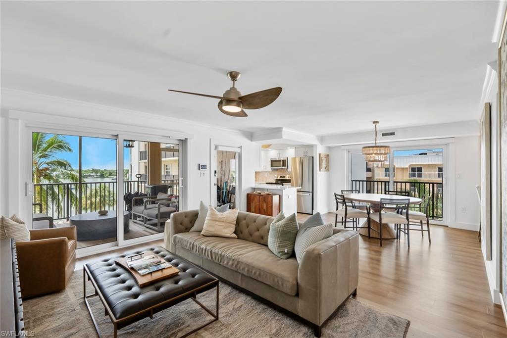 FABULOUS, RENOVATED PARK SHORE CONDO! Annual Rental or longer term available at this wonderful condo! Nestled between the Bay and Gulf, this beautiful, newly renovated condo is the epitome of coastal luxury in the heart of Naples! This corner, turnkey unit is located on the 4th floor where you will be able to enjoy life in Park Shore. The prime location adds to the charm of Venetian Cove Club and offering a stroll to some of the best shops and fine dining in Venetian Village, as well as a quick drive to 5th Ave, 3rd St, and so much more. You can sit back and relax in this beautiful calming space or enjoy your morning coffee on the covered lanai. Venetian Cove Club offers a lovely pool with views of the bay, beautiful homes and boats passing by!