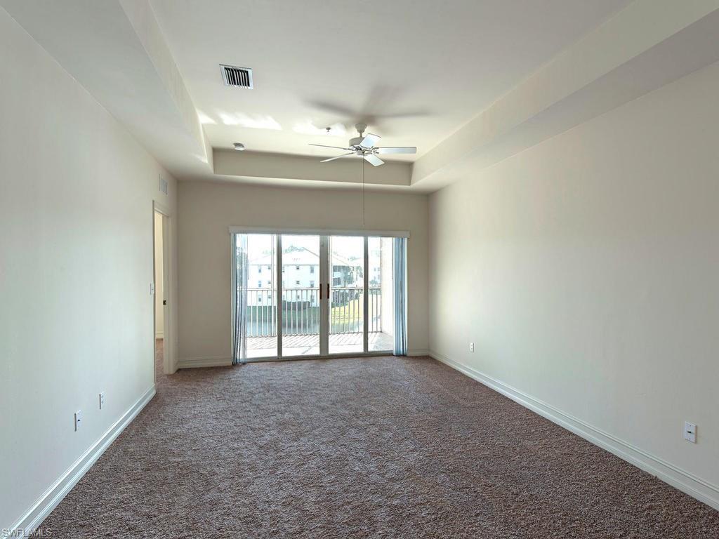 C.12726 - Blue Heron is a smaller gated community that is well kept and clean. This 2 bedroom 2 bath 3rd floor unit is just steps away from the elevator. The owners have installed new carpeting, new AV (2015), new microwave, master bath has new pan in shower, new shower door,new shower faucets, showerhead and tiling. New blinds throughout. Sit on your private screened lanai overlooking a lovely lake and water feature and enjoy the sounds of Florida. The heated community pool is also steps away from this unit.  Your drive to shopping, restaurants and beaches is a short one. The value in this unit will be obvious when you enter the door.