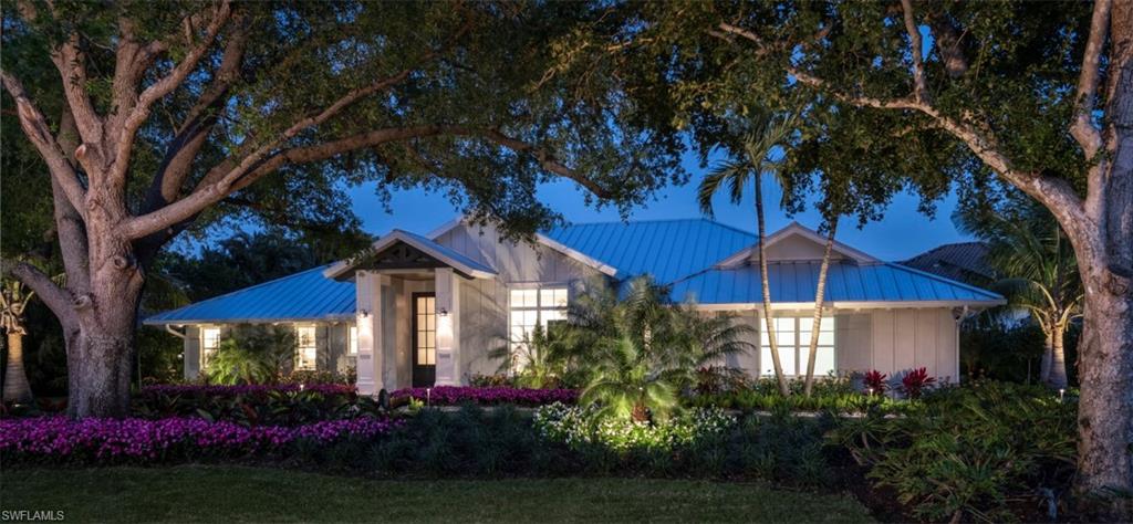 This charming beach cottage retreat is simply the coolest cottage style home you will see this season. It’s casual beach living at its finest! The open concept floorplan includes a great room, club room, dining room, playroom or office, 4 or 5 BR, 4 1/2 baths all adjoining a fantastic outdoor living space with outdoor kitchen, huge resort style pool and spa, and spacious, private, beautifully landscaped yard. The chef's kitchen with custom cabinetry and large island features Wolf and Subzero appliances, and great pantry storage. The many design details and built-ins throughout the home combined with a charming casual furnishing package by Calusa Bay Design make this the best beach cottage retreat of the season. Completely remastered by Knauf Koenig Group and Calusa Bay Development, this home is sure to please even the most discerning buyer. Moments from Waterside, Artis-Naples, Mercato, and more. Pelican Bay offers 3 miles of sandy beach, 2 beachfront clubs with dining and beach service; competitive tennis and the brand-new Club Pelican Bay featuring 3 award winning restaurants, 27 holes of golf, fitness center and spa.