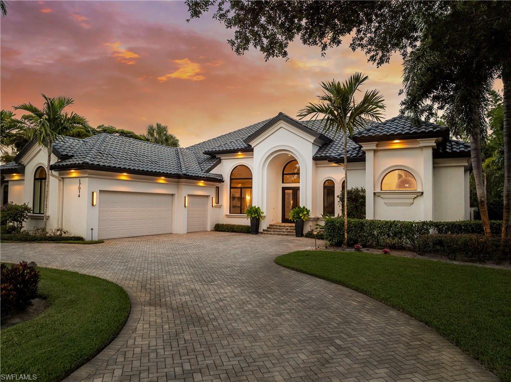 Nestled within the highly coveted Verona neighborhood of Mediterra, this extraordinary 5-bedroom, 5.5-bath estate with a private den embodies the finest in luxury resort-style living.
Masterfully updated, the residence showcases a sophisticated transitional design that seamlessly blends timeless elegance with modern refinement. Rich wood flooring flows throughout the home, complemented by designer lighting, custom millwork, and premium finishes that create an atmosphere of warmth, style, and understated luxury.

At the heart of the home, the stunning gourmet kitchen is designed to impress both the casual cook and culinary enthusiast alike. Beautifully appointed, honed countertops, custom cabinetry, a gas cooktop, premium Viking appliances, and an expansive center island, the kitchen serves as the perfect gathering place for entertaining family and friends. The adjoining living and dining spaces are filled with natural light and offer effortless flow, creating an inviting environment that is both elegant and comfortable.

The luxurious owner's suite serves as a private retreat, offering generous proportions, designer furnishings, and a spa-inspired bath designed for relaxation. Additional guest suites provide exceptional comfort and privacy, while thoughtfully curated living spaces throughout the home reflect a level of quality and attention to detail rarely found. Designed to embrace Southwest Florida's coveted indoor-outdoor lifestyle, expansive covered lanais extend the living experience outdoors. The resort-style setting features a custom pool with sun shelf, raised spa, and a fully equipped outdoor kitchen, creating the ideal backdrop for entertaining or quiet relaxation. Lush tropical landscaping and a fenced green space provide privacy and beauty, while the home's tranquil preserve setting offers a rare sense of serenity.

A spectacular second-floor balcony overlooks the nature preserve, providing breathtaking panoramic views and a peaceful connection to the surrounding landscape. Whether enjoying morning coffee, evening cocktails, or spectacular sunsets, this elevated vantage point offers a truly unforgettable experience.

Combining impeccable craftsmanship, luxurious finishes, modern design, and an unparalleled resort-inspired setting, this remarkable Mediterra residence represents an exceptional opportunity to enjoy one of Naples' most prestigious lifestyle communities. Mediterra stands among Naples' premier luxury communities, offering two Tom Fazio championship golf courses, tennis, pickleball, bocce, a state-of-the-art fitness center, scenic trails, exceptional dining, and the exclusive Mediterra Beach Club with beachfront dining, a heated pool, sundeck, and cabana service overlooking miles of beautiful shoreline.