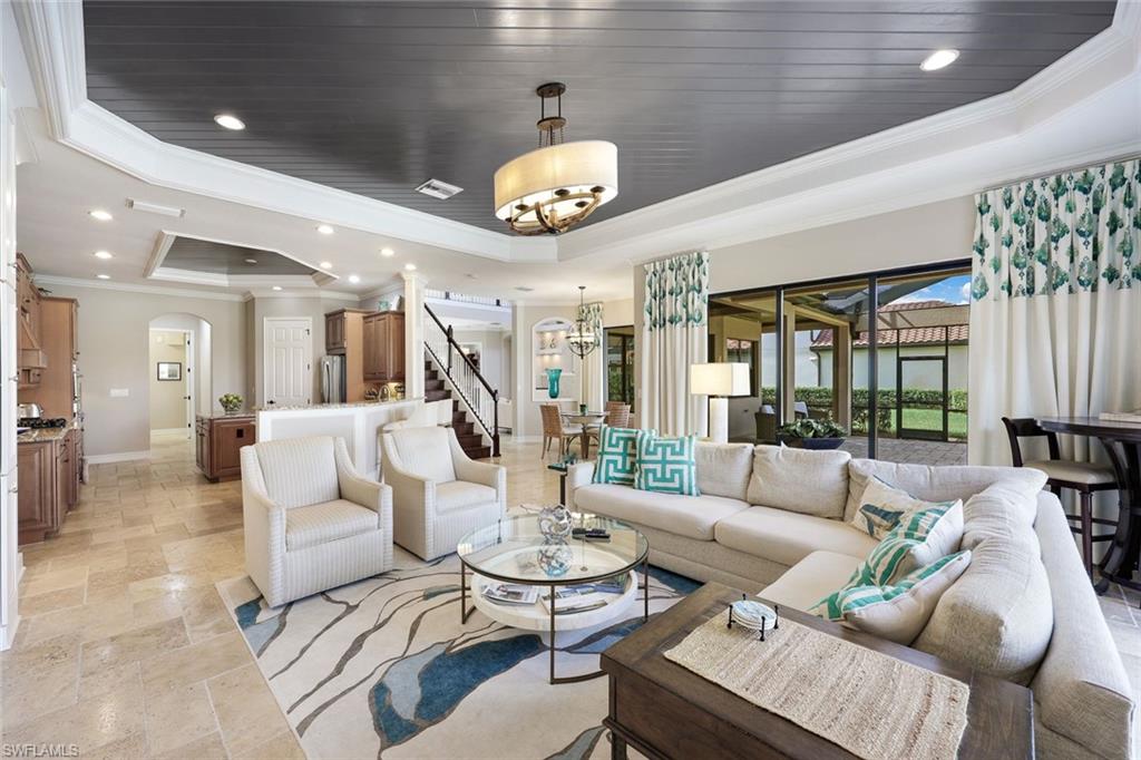 Spend the season in paradise with this stunning 4-bedroom, 5-bathroom estate home in the prestigious, resort-style community of Treviso Bay in Naples, Florida. Perfectly situated on the 18th tee box of the renowned TPC Treviso Bay golf course, this spacious and elegant property offers breathtaking views, resort-style amenities, and the ultimate in seasonal living.

This home features a transferrable TPC golf membership, giving you full access to one of the most elite golf experiences in Southwest Florida. Designed for golfers and non-golfers alike, Treviso Bay blends championship-level play with luxurious amenities and lush landscapes. This is an optional membership not included with rental.

Property Highlights:
Spacious Layout: 4 large bedrooms and 5 full bathrooms, thoughtfully arranged to accommodate family and guests comfortably.
Private Master Suite: Located on the main floor for easy access and privacy.
Upstairs Retreat: Three guest bedrooms upstairs, plus a bonus entertainment room with a large-screen TV — perfect for kids, movie nights, or watching the big game.
Oversized Pool & Spa: Relax in the large private pool and hot tub while enjoying unobstructed views of the TPC golf course and surrounding nature.
Gourmet Kitchen & Open Concept Living: Ideal for entertaining, relaxing, or enjoying family meals together.

Community Amenities – Treviso Bay Lifestyle Includes:
TPC Treviso Bay Golf Course Access (optional membership not included with rental) – Play unlimited rounds on this PGA Tour-caliber course with world-class practice facilities.
8 Har-Tru Clay Tennis Courts – Professional surfaces, lessons, and community play just steps from your door.
8 Pickleball Courts – A hub for friendly competition and social play.
6 Resort-Style Pools – Including a stunning lagoon pool with poolside service, lap pools, and more.
2 On-Site Restaurants – From casual lunches to elegant dinners, enjoy great food without leaving the neighborhood.
State-of-the-Art Fitness Center & Full-Service Spa – Stay fit or unwind in style with a variety of classes and personal services.

Located just a short drive from downtown Naples and the white-sand Gulf beaches, this home offers the best of both luxury living and natural beauty.

Don’t miss the chance to enjoy a luxurious stay in one of Naples’ most exclusive gated communities.