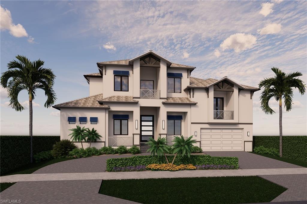 Beautiful Divco-built home to be completed in the summer of 2026. Two stories, five bedrooms plus a study, 5.5 baths and a loft. The state-of-the-art kitchen features Thermador appliances, Quantum quartz countertops and a wet bar. The great room includes a gas fireplace and a Sonos home theatre system. Wide water views from your lanai as well as an outdoor kitchen, enlarged negative edge pool with a sun shelf and fire water bowls. Also included is an elevator to make getting to the 2nd floor a breeze.  There is still time to make major changes if desired. Please see the attached list of all the outstanding features of this remarkable home. COMPLETION IN JULY!!!  1-2-10 year warranty, please call for details.

 MLS photo is virtually rendered.