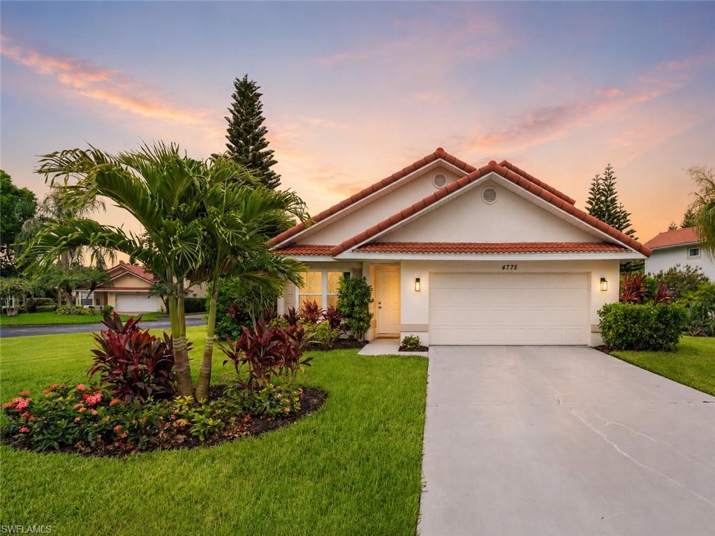 Welcome to 4775 Europa Dr, a fully remodeled 3 bedroom, 2.5 bath residence offering nearly 1,900 square feet in Corinthian Gardens at World Tennis Center. Situated on an oversized corner cul-de-sac lot with lake views, this home combines a thoughtful top-to-bottom renovation with one of Central Naples' most desirable settings. Inside, vaulted ceilings and modern tile flooring throughout create a bright, open feel, complemented by new lighting in every room. The kitchen features all new appliances and a cooktop vented to the exterior, and a new washer and dryer are included. Recent improvements extend well beyond the finishes, including impact windows, a newer roof, whole house replumbing with new valves, new HVAC ductwork on the main level, and a dehumidification system with fresh air intake that draws outside air for improved indoor air quality. Residents of World Tennis Center enjoy a resort lifestyle with 14 tennis courts, 4 pickleball courts, two pools, an outdoor whirlpool, a café, pro shop, locker rooms, meeting and social rooms, and a common guest unit for visiting friends and family. Located on Airport Pulling Road just south of Pine Ridge Road, this Central Naples address offers convenient access to the Gulf beaches, shopping at Mercato and Waterside Shops, and the dining and entertainment of 5th Avenue South.