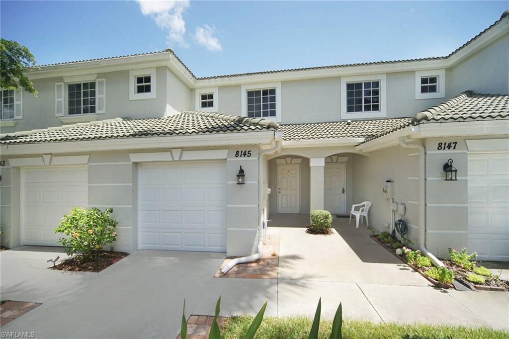 This 2 bedroom townhome has a loft or the loft could be converted into a 3rd bedroom with over 1,308 sq ft under air and 2 1/2 bathrooms.  As you come into the home, which is all tiled flooring throughout with a nice private view overlooking your lanai and extra paving out back for entertaining your family and guests.  The kitchen has plenty of cabinets and stainless steel appliances installed in 2018.  When you go upstairs, the sellers installed all new flooring throughout.  The loft can be easily converted to another bedroom or you could use it as a study or another TV room.  The Master has a large walk in closet and its own private bathroom.  Your guest suite also is nice and big with a nice size closet and a door that leads into the guest bathroom.   This unit has its own attached 1 car garage with the washer and dryer in the garage.  The water heater was also replaced in 2019.  This community is gated and near plenty of shopping, dining, not far to get downtown and close to I-75.