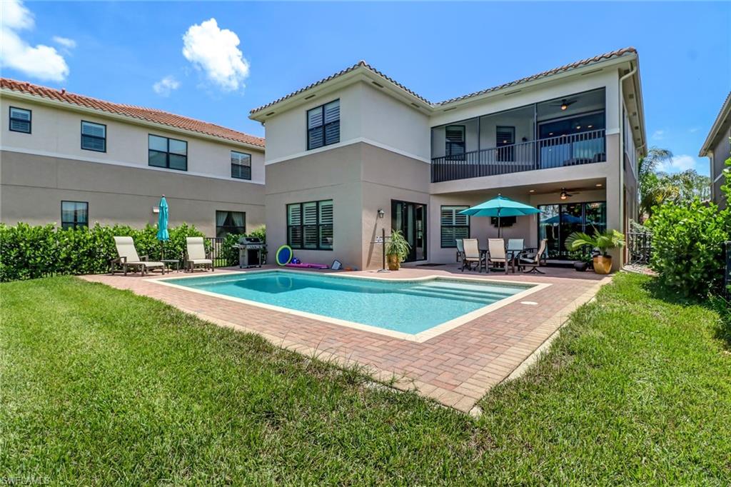 SHIRAZ MODEL - YOUR DREAM HOME !! Over $100,000 in post purchase upgrades! With this HOUSE+UPGRADES+LOT+POOL , it can not be duplicated for this price in comparable neighborhoods! As one of Riverstone's most popular homes, this home is a rare commodity. 6+ bedroom, 5 bath, + loft & 3 car garage house. Downstairs has gorgeous tile and upstairs has beautiful wood floors covering all floors except one guest bedroom. Gourmet kitchen with high end appliances and cabinetry.  UV system on both A/C systems! Plantation shutters on ALL windows throughout entire upstairs and downstairs. Attractive bougainvillea on face of garage. Professionally painted. Enjoy your morning cup of coffee while gazing at the gorgeous lake view from master balcony where one can watch the sunrise.  Complete w/huge closets, and added garage storage shelving you will find extra features throughout the house. Pictures can never capture the full beauty of a house. Riverstone has an incredible resort style amenities with 2 pools, indoor and outdoor basketball courts, tennis courts, kiddie splash area, full gym, game room, billiards room and much more. Don't miss the opportunity to own in this area with A RATED SCHOOLS!