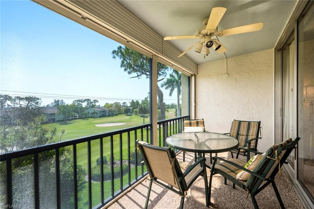 Welcome to Forest Lakes community!  This area is all about the location... Walking distance to Target, Publix and many restaurants, only 2 miles to Clam Pass.  Both bedrooms have their own baths and is spacious with an open floor plan, beautiful view of the golf course from the 3rd floor. This home has high ceilings and feels bright & airy and is being offered furnished. Forest Lakes is an amenity rich community with 3 pools, 2 clay tennis courts, shuffleboard & a great clubhouse. This condo is in a 55+ community.