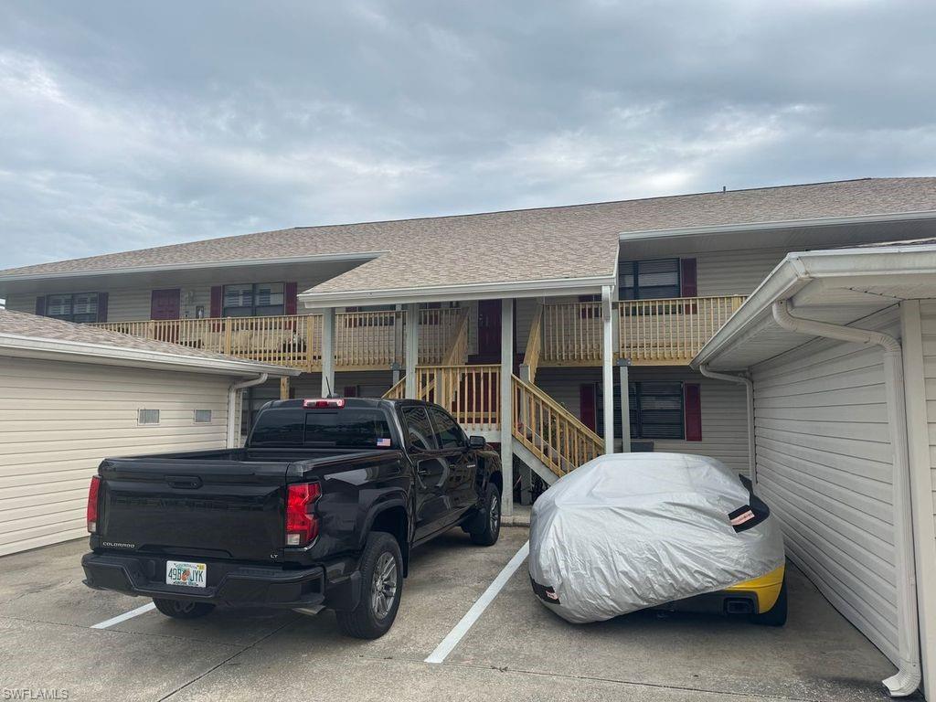 Welcome to this 2 bedroom, 2 bathroom, 2nd floor, unit in the Parside Condo Association with a Community Pool, car port, and plenty of storage. Very well maintained unit and building centrally located in SW Cape Coral close to all amenities. This unit has been re-plumbed, has a new A/C system, newer Hot water heater, and the building has a new roof and new decking as well. Don't miss this one !!