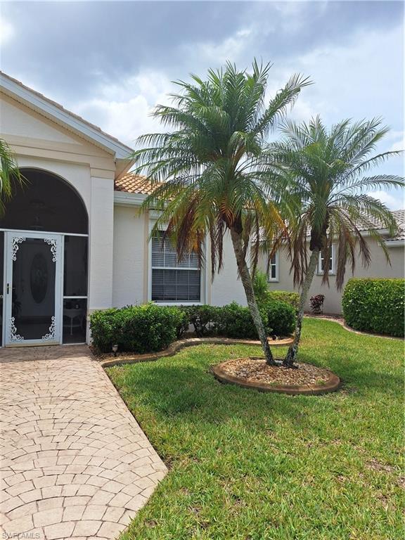Rent this beautiful home in wonderful Herons Glen, 3 bedrooms with 2 bathrooms, with a large lanai with a gorgeous view of the preserve and lake.  Master bedroom is located on opposite side of the home with a large walk-in closet, double vanity and make up station.  The house has a screened in porch, loggia and 2 car garage with a Golf Cart.  Many amenities are available, including golf, tennis, pickleball, restaurant, bar and weekly entertainment.  THIS PROPERTY IS AVAILABLE NOW FOR $3500, IN SEASON $4000.