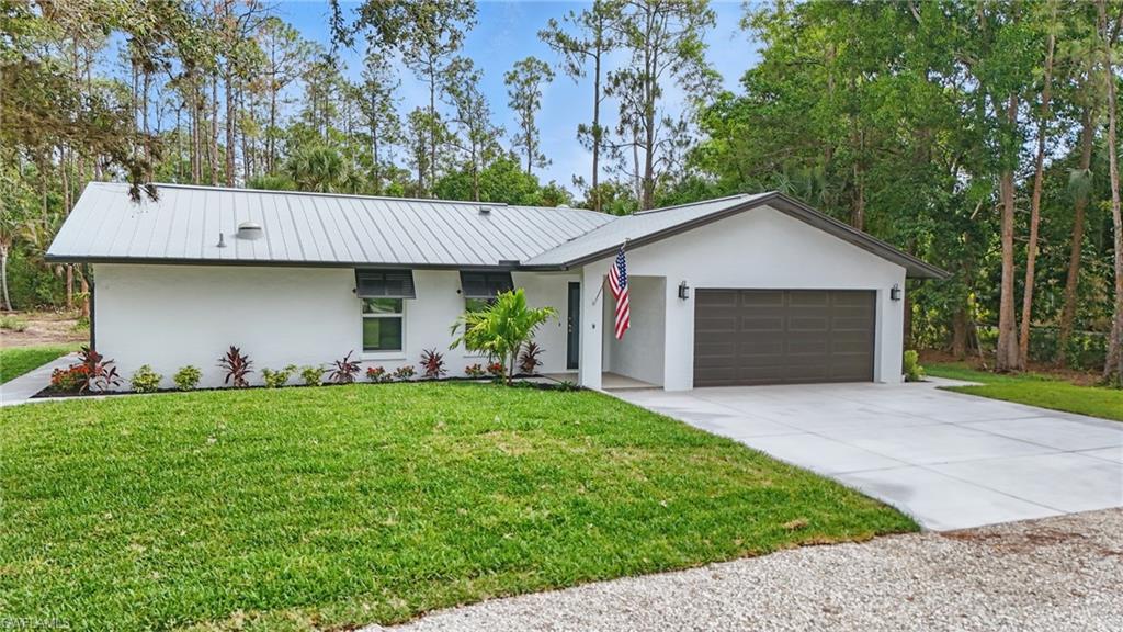 HIGHEST AND BEST BY 6/8 AT 4PM! Discover the perfect blend of privacy, flexibility, and modern living in this fully renovated 3-bedroom, 2-bathroom home nestled on a pristine 2.73-acre 100% upland lot in desirable Logan Woods — with no HOA restrictions. Move-in ready and meticulously updated inside and out, this property offers the freedom to bring your boats, RVs, or even build your dream estate while using the current home as a guest house. The freshly landscaped grounds include full irrigation and a brand new water system, while a spacious 2-car garage and split floor plan ensure both comfort and convenience. With plenty of room to add a pool, workshop, or expand, the possibilities are endless. Ideally located just minutes from Naples’ top-rated schools, shopping, dining, and white-sand beaches, this home is a rare opportunity to enjoy peaceful, spacious living with all the perks of city convenience.