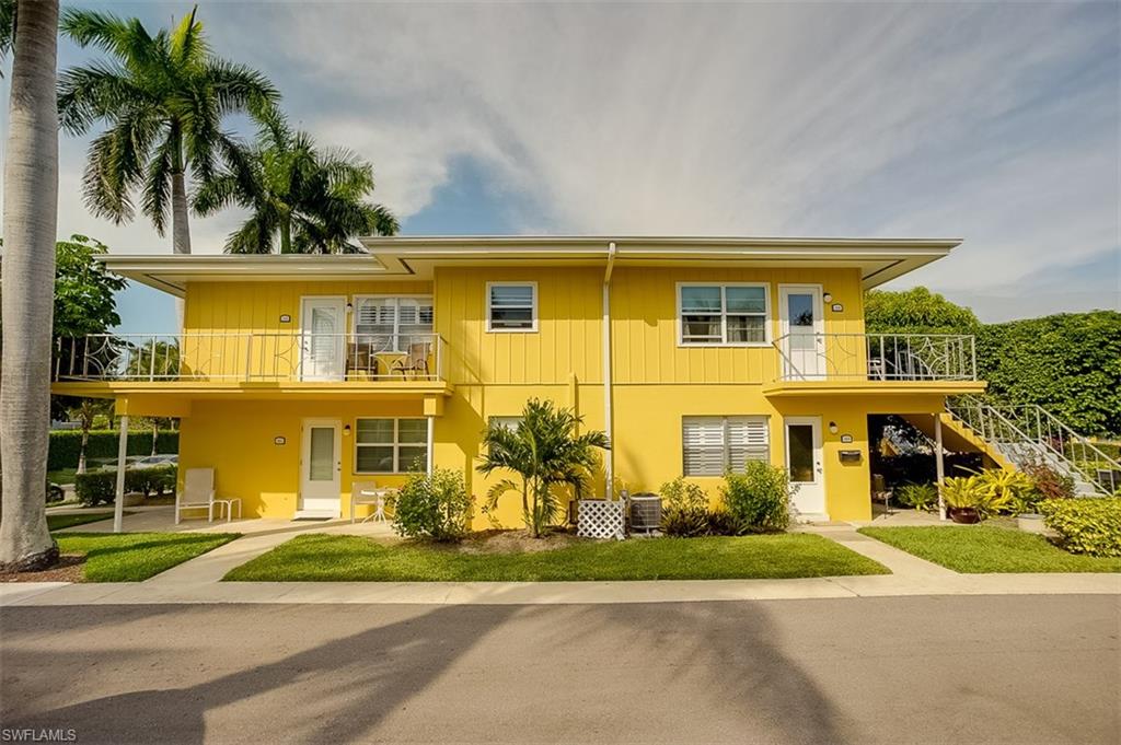Make this condo in the heart of Olde Naples yours! Rarely available this one bedroom one bathroom condo has been beautifully updated with vinyl wood look flooring throughout, plantation shutters and a great bathroom. The location is a dream! 2 blocks to the beach, 3 blocks to Fifth Ave and 4 blocks to fine dining on Third Street allowing all that Downtown Naples has to offer within an easy walk. Enjoy sunsets from your balcony then stroll to your choice of award winning restaurants for the perfect evening!