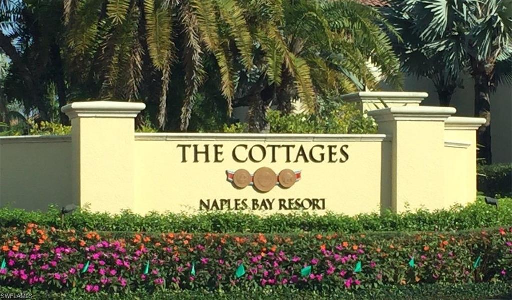 Own your slice of paradise at one of Naples newest resort communities. A very short drive or leisurely stroll to 5th Avenue's best restaurants and shopping. The beach so very close -just at the end of 5th Avenue-hotel shuttle service available. Enjoy easy living in this stunning first floor condo that is turnkey and ready to go. Each bedroom is like a private suite with doors for privacy. The kitchen is granite and stainless and there is a laundry in the residence.Enjoy the community pool with an adult pool, children's pool and a lazy river just for the fun of it. Food service available and bar at pool. Tennis, The Spa and Fitness Center are of the newest technology and finest products. Just across the street you can step onto your boat and get to the Gulf of Mexico via Naples Bay in a short motor or visit many of the waterside restaurants that have dockage (slips available for sale). Concierge service available from main hotel.