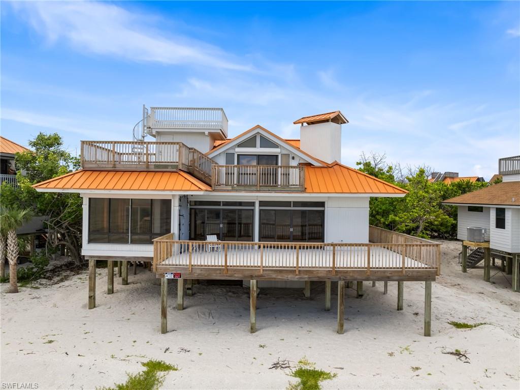 Rare Opportunity to Purchase Luxurious Gulf Front Estate on North Captiva Island

A rare opportunity has arisen to purchase a luxurious gulf front estate located within the prestigious community of Safety Harbor Club on North Captiva Island. This stunning coastal property boasts beach frontage with breathtaking sunsets and panoramic views of the Gulf. Recently renovated and remodeled with the highest quality craftsmanship and attention to detail, this estate is truly one-of-a-kind.

The interior of the property features a striking custom staircase, quartz countertops, and custom solid wood cabinetry in the kitchen. Beautiful oak and porcelain floors run throughout the home, creating a sense of elegance and luxury. The estate includes two guest bedrooms. One ensuite. 

The highlight of the property is the exquisite Master Bedroom, located on the second floor with private decks offering stunning views of the Gulf. The Master Bedroom also features a fireplace and a large bathroom with a jet tub and separate shower. The spacious kitchen is equipped with an island cooktop, downdraft ventilation, Subzero refrigerator/freezer, microwave with convection, wall oven, and dishwasher.

The property offers gorgeous views of the beach from the Master Bedroom, kitchen, dining area, and great room. This custom home is truly a gem and must be seen to be fully appreciated. Schedule an appointment today to view this beautiful estate and make it your own.