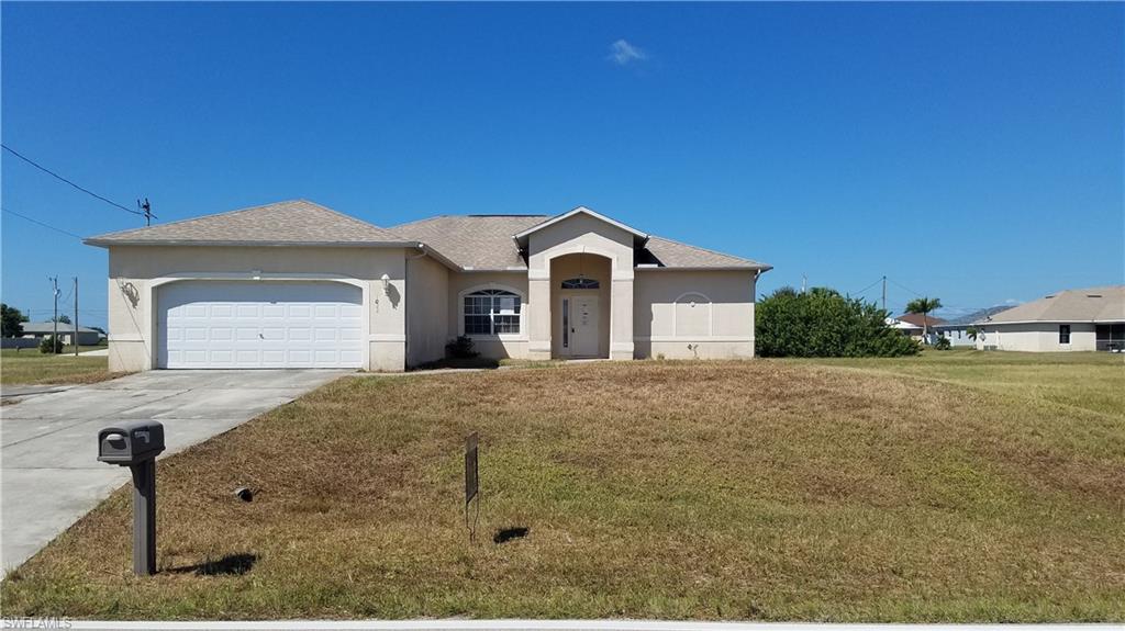 Great opportunity to own a 2006 built 3 bedroom 2 bath home in North Cape Coral. Property is situated on .23 acres. Easy access to Pine Island Rd. for quick access to Pine Island, north Ft Myers and area shops.