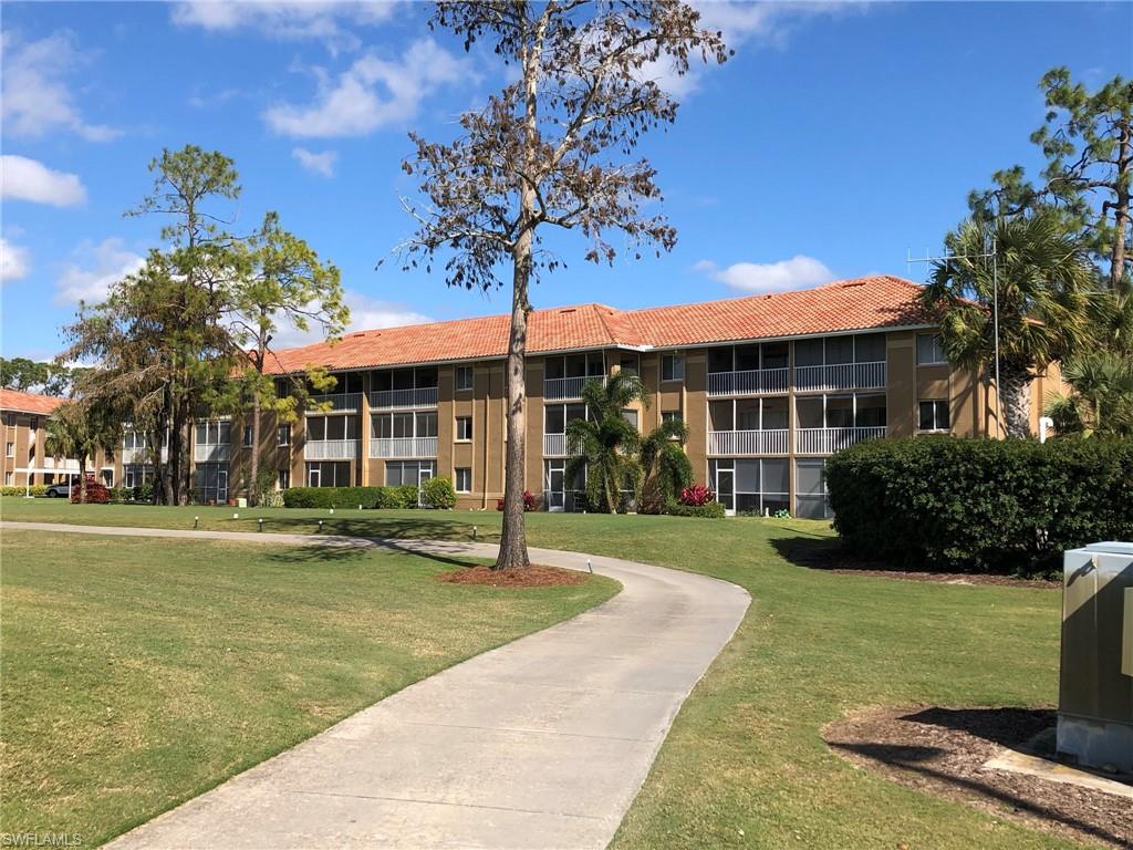 Attention Golfers! Incredible opportunity to own your own slice of SW Florida, in Royal Wood 
Golf and Country Club of Naples with this First Floor 2/2 condominium, in Cobblestone Court.
Enjoy your morning coffee, or evening cocktail on your Lanai overlooking the
Golf Course, before or after you hit the links.  Pool and Tennis courts are right in the courtyard
for your convenience, so no need to drive to these amenities! The unit also comes with a
designated covered parking space, and an indoor laundry room with extra storage space.
Some updates will create your perfect home, or that getaway escape!
Don’t let this opportunity slip away.
