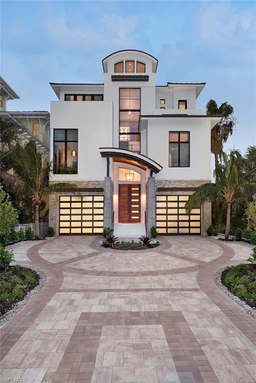 Direct Gulf front new construction, just completed January 2018. Impeccably designed with a European coastal-chic motif with walnut and high end tile flooring & granite countertops. The finest craftsmanship and attention to detail is found throughout; from the concrete block construction & all impact resistant windows/doors to the Control4 home automation system, electronic shade/hurricane shutter control, private elevator & huge garage for 4+ cars. Incredible chef’s kitchen features Thermador Professional appliances, generous eat-at island perfect for food preparation or entertaining, walk-in pantry & wine bar with cooler, all focused around the panoramic Gulf views. The main living space flows seamlessly via pocketing sliders to the elevated entertainment deck with infinity edge pool & spa, summer kitchen with grill & and outdoor living space with fireplace and bath. A generous Master suite boasts His & Hers walk-in closets with built-in cabinetry, a spa-like bath with freestanding soaking tub & spacious shower & open-air balcony to enjoy the sounds of the surf.