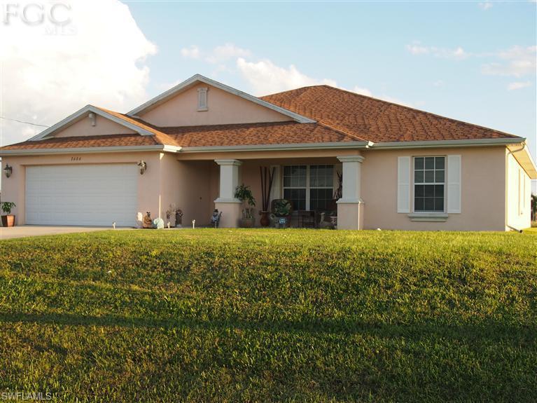 This home is what your buyer is looking for! Over 1900 square feet of open space is a great place for family get together's.  This home features a den with French doors, a separate office space, open kitchen that faces the living area, a huge screened in lanai and a great open lanai in the front of the home !  The spacious master bedroom has many great features, it has access to the lanai, soaking tub in the on suite and the walk in closet that could almost be another room its so large! Don't forget about the neighborhood, quiet, close to Publix, easy access to Pine Island Road, Veterans and close to Mariner Middle and Mariner High School.  Call today for your showing appointment,  your buyers wont be disappointed.