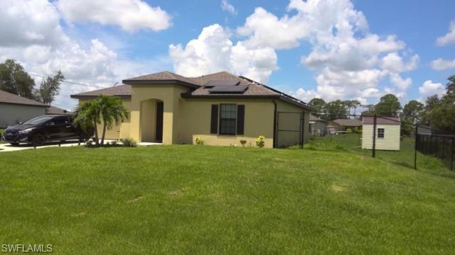 Built in 2019, this well-maintained 2-bedroom, 2-bathroom home offers the perfect combination of comfort, convenience, and location. Situated in a quiet and peaceful neighborhood, this property is ideal for those seeking a safe environment to enjoy a relaxed lifestyle and raise a family. Conveniently located just minutes from I-75 and less than 2 minutes from State Road 82, you’ll enjoy easy access to shopping, dining, schools, and all that Southwest Florida has to offer. The home is also just a short drive from the Southwest Florida International Airport, making travel simple and convenient. This property features city water and sewer services, a fully fenced yard for added privacy, and a functional layout designed for comfortable everyday living. Whether you’re a first-time homebuyer, downsizing, or looking for an investment opportunity, this home is a fantastic choice in a highly desirable location. The Solar Panels have a balance of $29371.46 as of June 3rd, 2026, to be assumed by the new owner. The monthly payment is $139.55. The exact balance payoff will be provided once an offer is executed. 
Don’t miss the opportunity to own a newer home in a peaceful setting with excellent accessibility and modern conveniences!
More pictures coming soon!