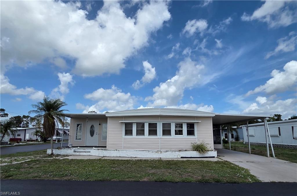 Own this home AND YOUR LAND while you Enjoy AFFORDABLE LIVING in the Sunshine State! THREE-Bedroom TRIPLE-WIDE on a large corner lot! Make this 3 Bedroom/2 Bath unit exactly how you want it —your taste, your timeline, and your budget! The property is offered AS-IS and the List Price reflects the need for updating and repairs. There is still some slight damage from Hurricane Ian that needs to be repaired. Lazy Days is a pet-friendly, people friendly, well-kept neighborhood with a LOW monthly fee of $185. Walk to the pool & enjoy a friendly 55+ community with an array of well-maintained amenities including two meeting halls, a heated community swimming pool, shuffleboard, ponds, parks, nice landscaping, streetlights. RV & boat storage on-site. People look in other parks but come back to Lazy Days. PRICED RIGHT FOR IMMEDIATE SALE! Don't let this one get away!